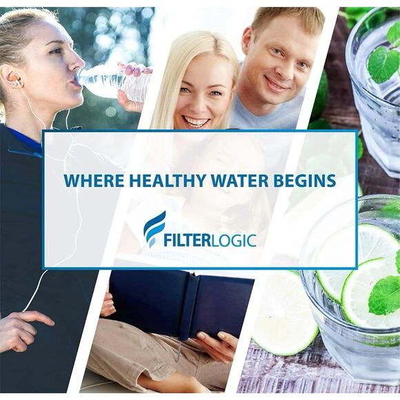 FilterLogic ADQ73613401 Refrigerator 2 Water Filter Replacements for LG® LT800P® - Picture 8 of 8